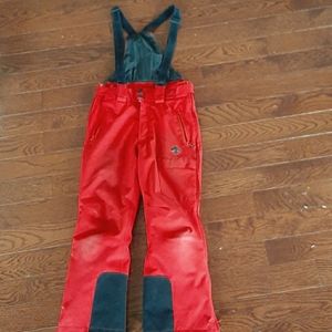 Descente boys side zip ski pants